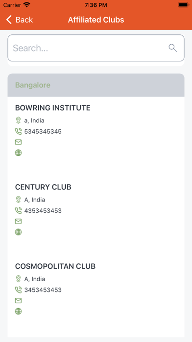 Coimbatore Cosmopolitan Club Screenshot