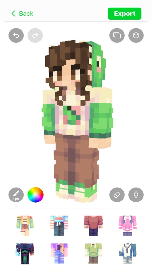 #4. Skins Creator for Minecraft PE (iOS) By: Pixelvoid Games Ltd