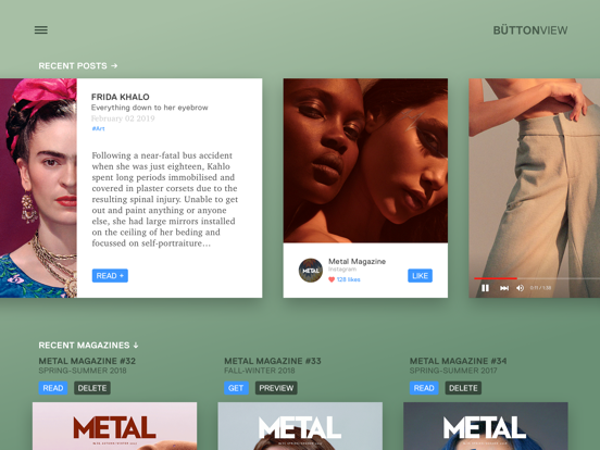 Bütton View iPad app afbeelding 6