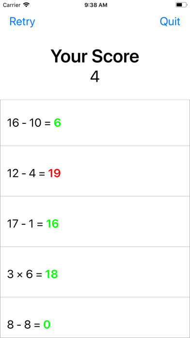 Screenshot #2 pour Super Simple Math Game