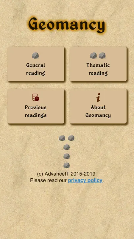 Geomancy Sand Edition screenshot 1 of 5