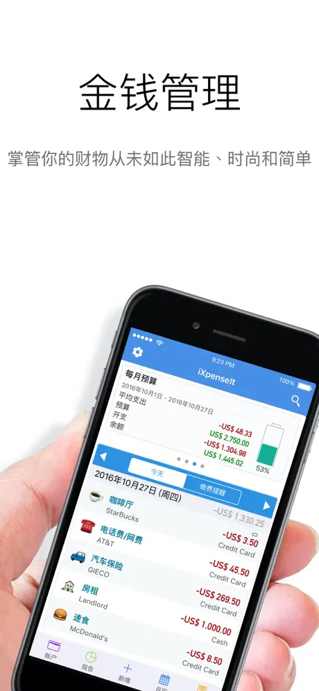 iXpenseIt Pro: 管理财务