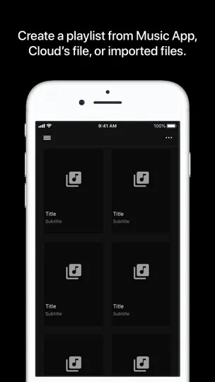 Скриншот Music Player+ на iPhone 1