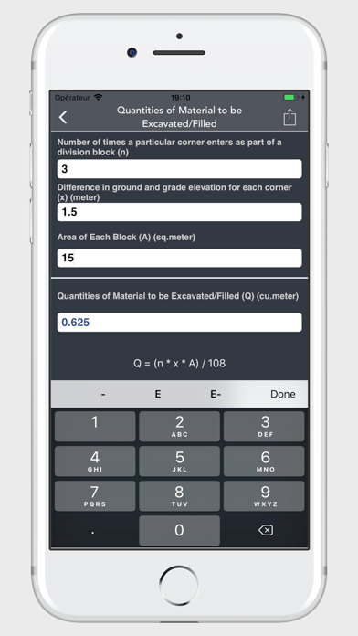 Engineering Survey Calculator iPhone screenshot 8 - Utilities app