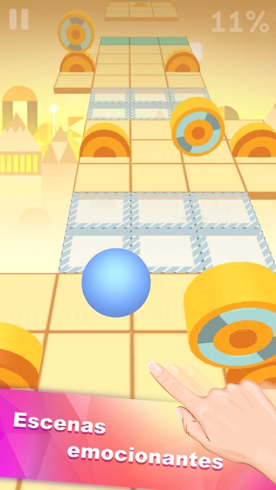 Rolling Sky captura de pantalla del juego