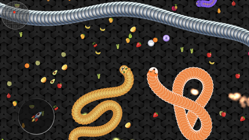 #5. Viper.io - Worm & snake game (iOS) Podle: Mikhail Prysiazhniy