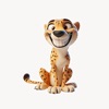 Happy Cheetah Stickers App Icon
