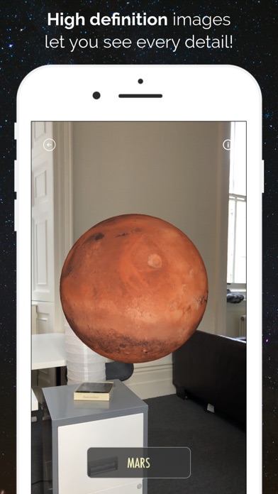 Planets AR: Solar System 3D iPhone screenshot 5 - Entertainment app