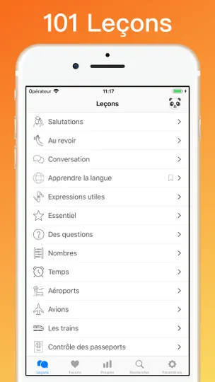 Capture d'écran de Apprendre L’anglais + sur iPhone 1