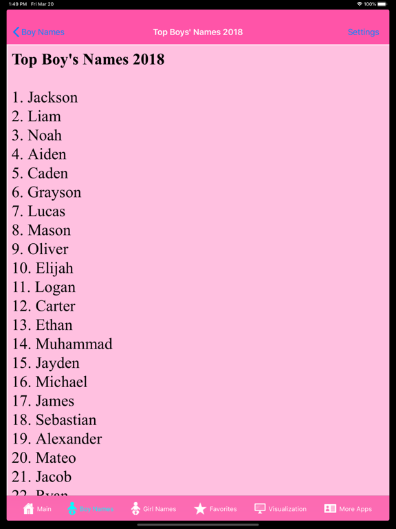 Screenshot #5 for Baby Names Helper & Collection