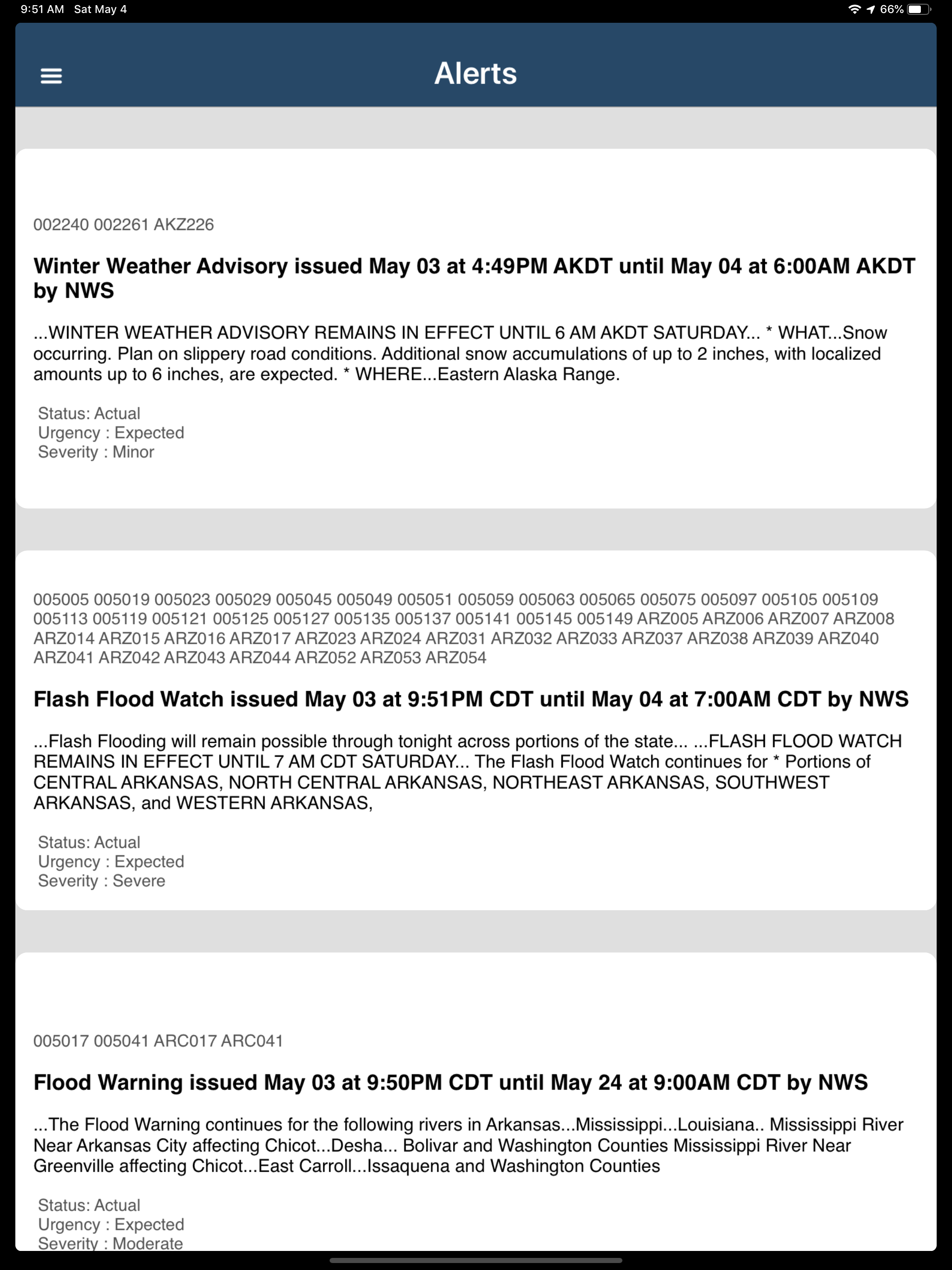 NOAA AWC Aviation Weather screenshot 15
