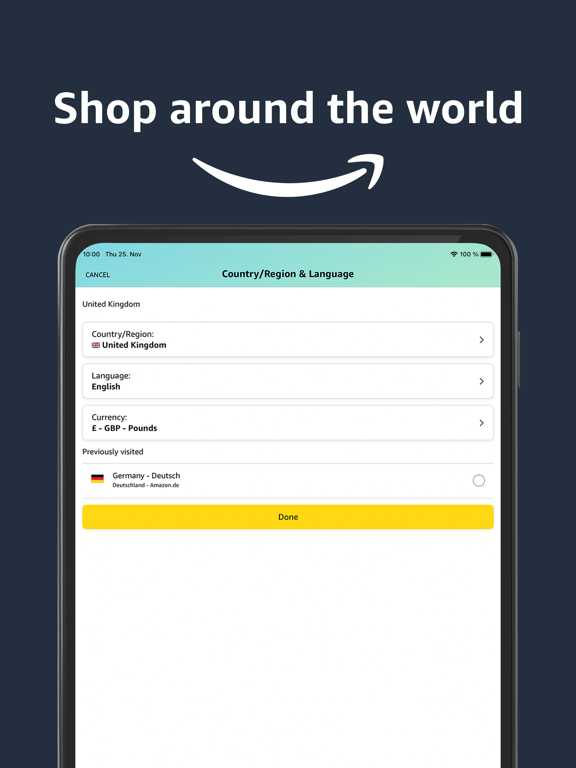 Amazon Shopping iPad app afbeelding 8