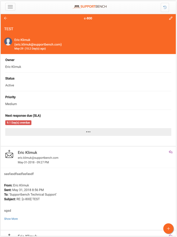 Screenshot #6 pour Supportbench