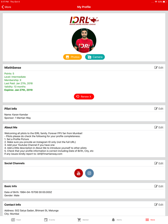 IDRL iPad screenshot 8 - Sports app