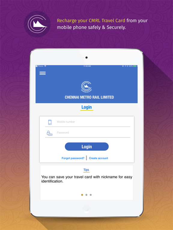 Chennai Metro Rail iPad screenshot 3