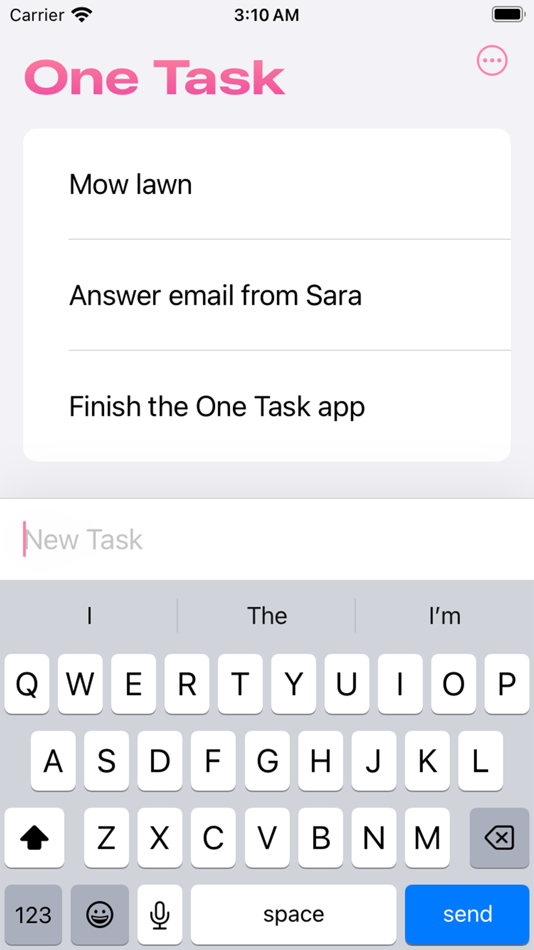 #1. One Task (macOS) 由: Sindre Sorhus