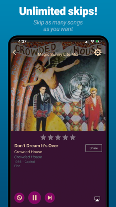 AccuRadio: Curated Music Radio screenshot 4