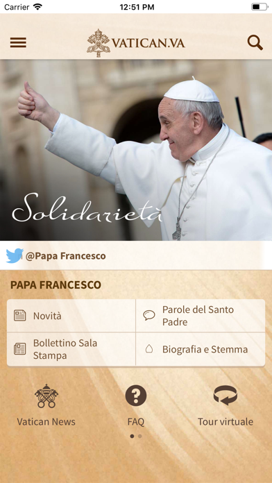 Screenshot #1 pour Vatican.va