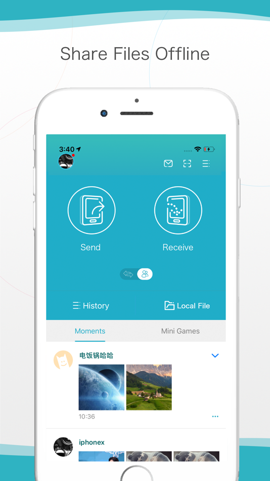 #1. Zapya Go (iOS) Podle: DewMobile, Inc