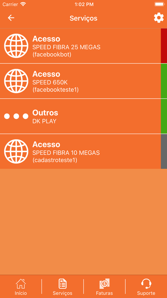 #7. TWSpeed Telecom (iOS) Podle: Adenilson Rocha