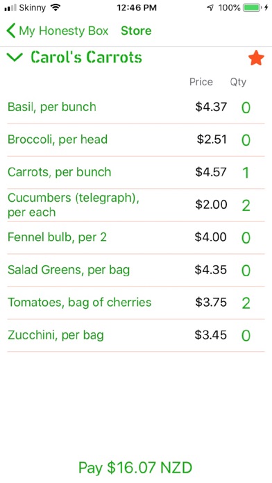 My Honesty Box Screenshot