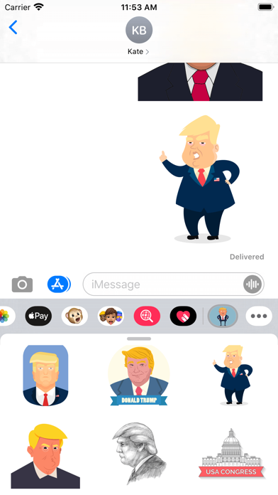 Screenshot #3 pour Donald Trump Emotions Stickers