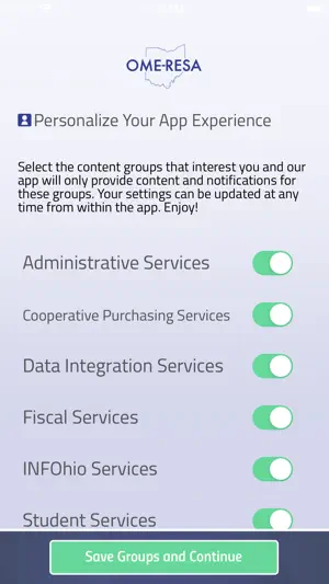 OME-RESA Connect screenshot 1