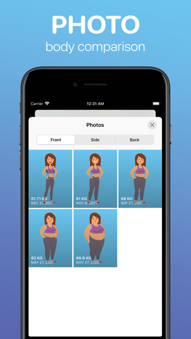yourWeight: Weight Tracker Screenshot