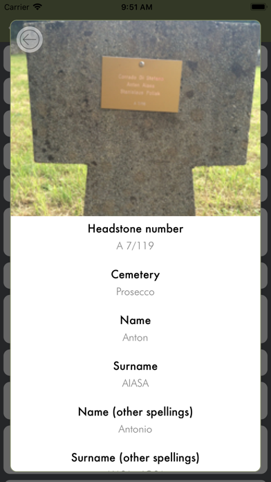 Screenshot 3 of Cemeteries 1914-1918 App