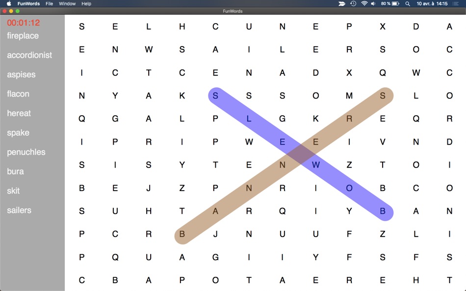 #3. PuzzleWords Game (macOS) 由: devulder jean-paul