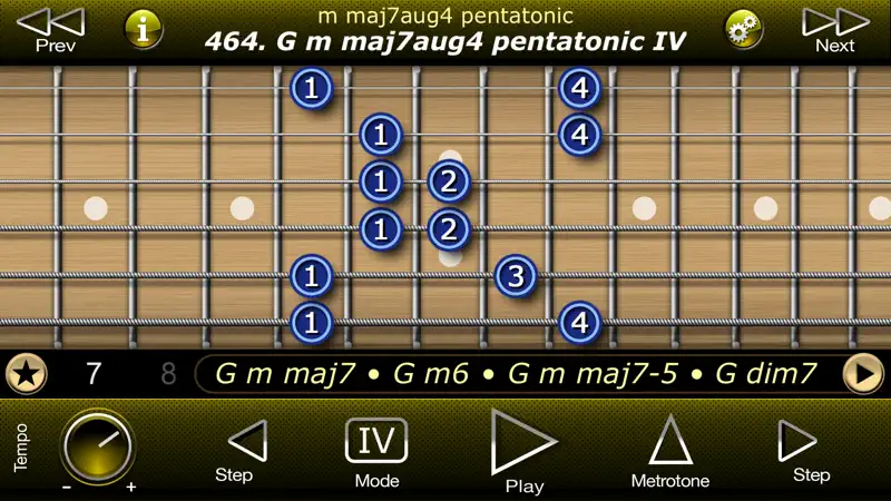 Guitar Modal Pentatonic Scales screenshot 6 of 8