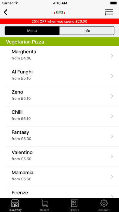 Screenshot #2 pour The Express Pizzeria