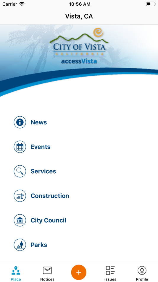 #1. Access Vista (iOS) Podle: City of Vista