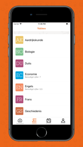 Examenoverzicht screenshot