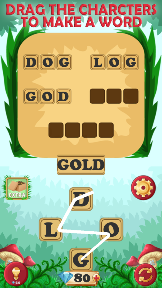 #1. Words Link Search Puzzle Game (iOS) 来自: Muhammad Jahanzeb