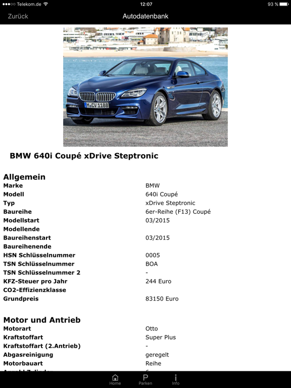 Screenshot #5 pour ADAC Autodatenbank