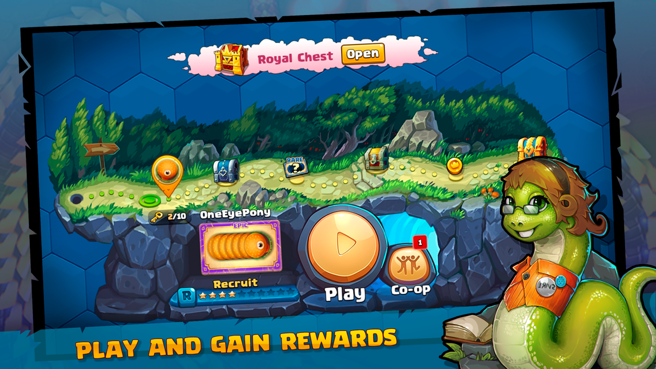Little Big Snake: Fun .io Game iOS Mod IPA screenshot 5 - iOS game interface