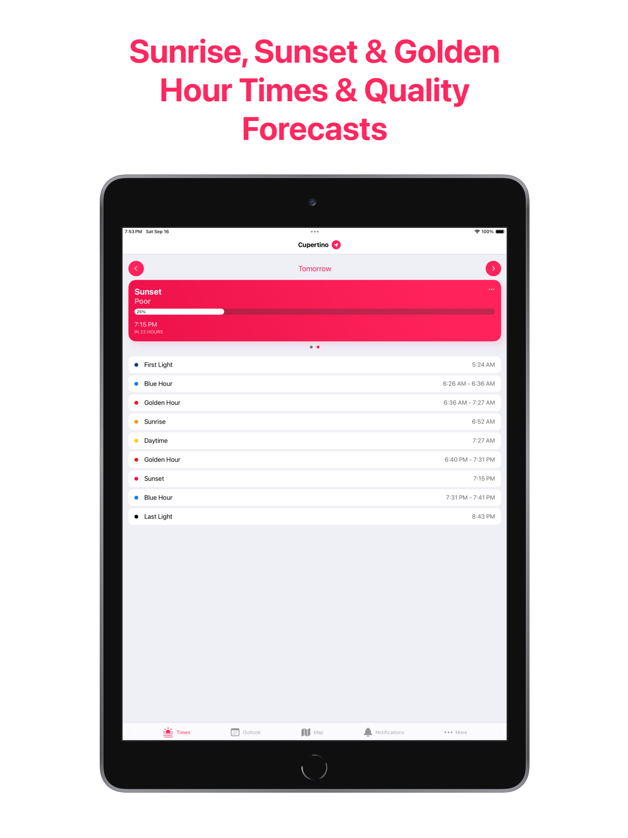 Alpenglow: Sunset Prediction screenshot 2