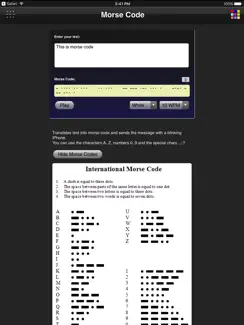 Morse Code iPad image 1
