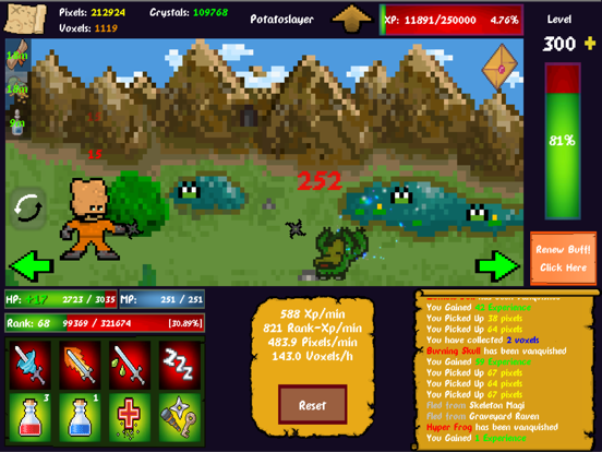 Idle Adventure - Pixel RPG iPad screenshot