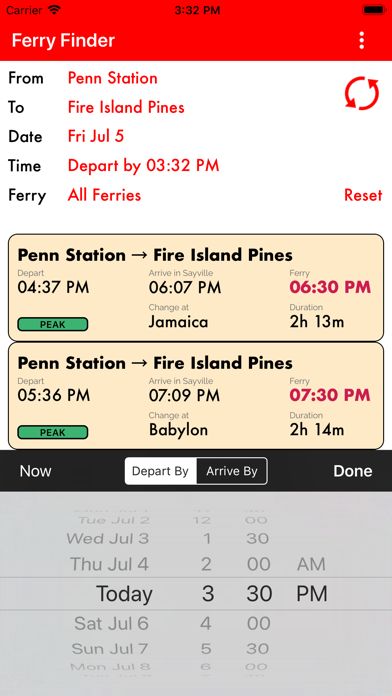 Ferry Finder screenshot