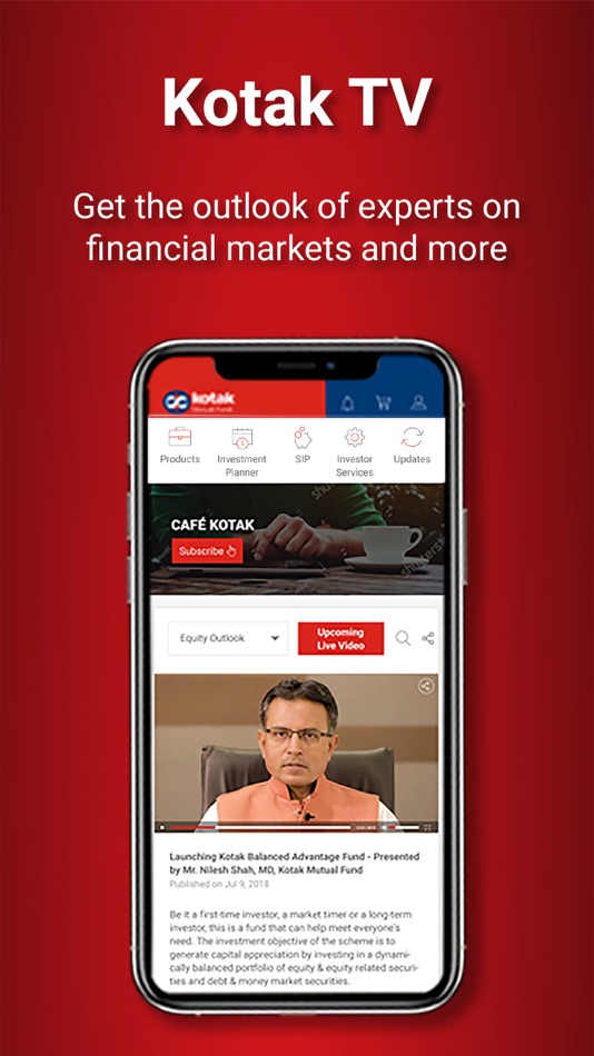 #5. Kotak Mutual Fund: SIP, ELSS (iOS) 由: Kotak Mahindra AMC Ltd