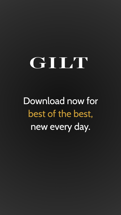 Gilt - Shop Designer Sales Screenshot