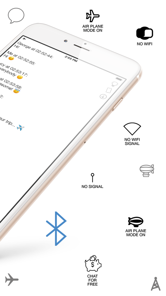 #2. B-Chat - Simple Bluetooth Chat (iOS) 由: Stanislav Svec