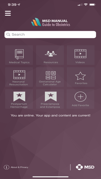 Screenshot #1 pour MSD Manual Guide to Obstetrics