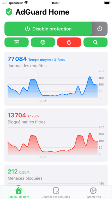 Screenshot #1 pour AdGuard Home Remote