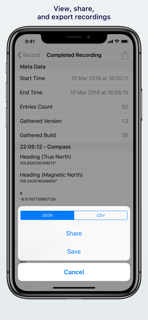 Gathered: Sensors and Metadata screenshot 4