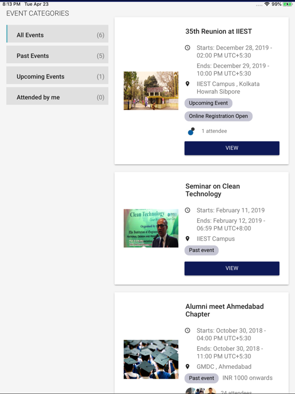 Screenshot #6 pour OUCE Alumni Association