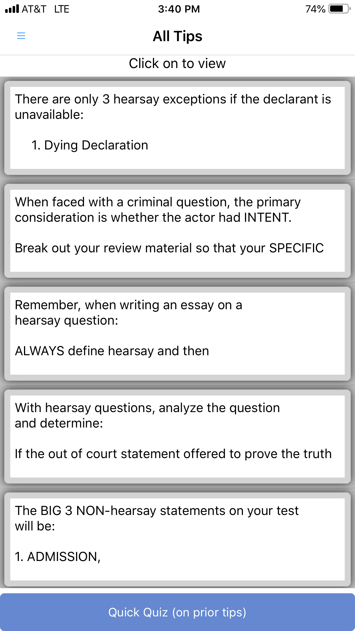 Bar Exam Tip Of The Day