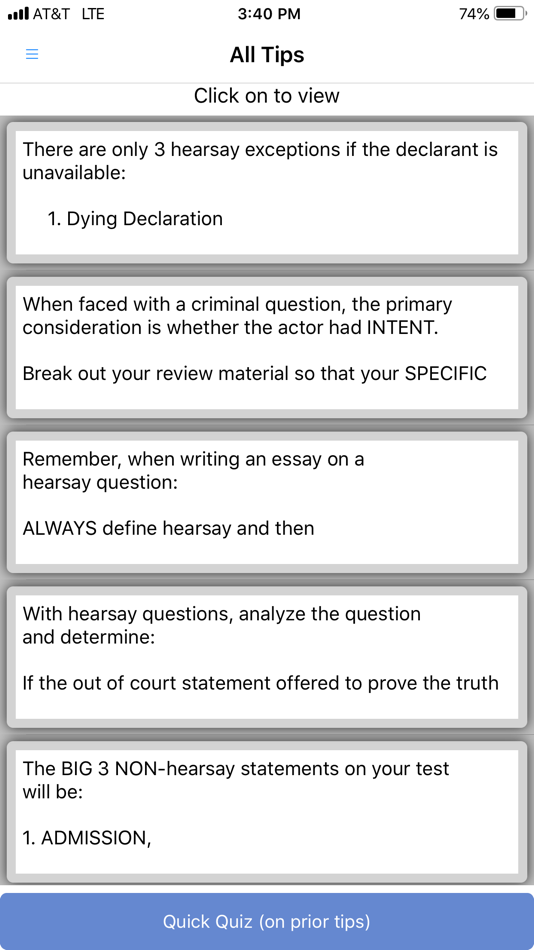 #1. Bar Exam Tip Of The Day (iOS) Podle: Gynn Communications, Inc.